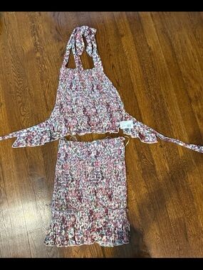 NWT Skylar + Madison Girls Floral Matching Set Size Small